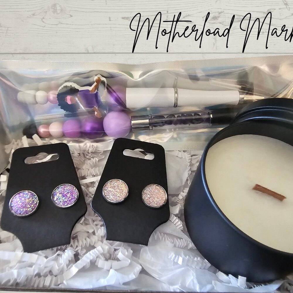 NEW Purple Meditating Gift Set